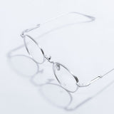 Knouun Round titanium glasses CODE. 102. C Sizzy silver