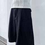 ストラクチュアルオーバーラップワイドショーツ