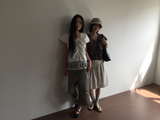 Marine button midi skirt (3color)