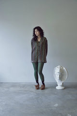 BOUCLE BOHEMIAN HERITAGE CARDIGAN (Black)