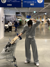 [Set-up]ファインド フリース スウェット ジップアップ パンツ