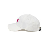 レタリング リラックスフィット ボールキャップ【WHITE】