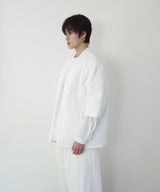 RELAX PADDING CARDIGAN WHITE