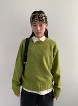 Kirkleb Raglan Color Round Knit