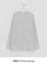 [unisex] ナピュスリットオーバープレーンロングスリーブT