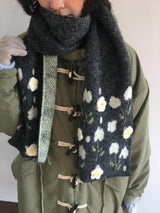 Daisy Wool Touch Muffler (2color)