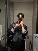  Deface Double Flap Pocket Denim Shirt