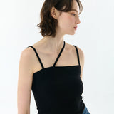 STRAP SLEEVELESS BLACK