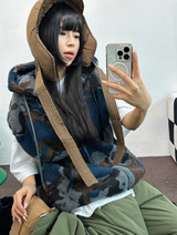 ヒーターパディング❤スナップオーバーロングパンツ 🩶🖤💚3COLOR