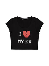 HATE MY EX TOP BLACK