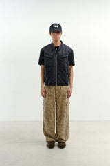 Overlap Pocket Camo Pants (Washed Beige)