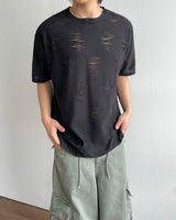 ヴィンテージクラックショートスリーブTシャツ