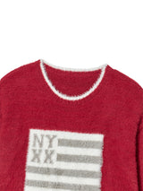 NYX フラッグニット レッド