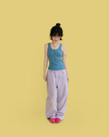 Vivid color pants (purple)