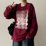 NT Gradient Noise Printed Long Sleeve Tee