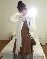 Lua Cashmere Knit Round Cardigan