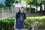 メロディーTシャツ - ネイビー