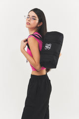 ロゴ キュービック クロップトップ Hot Pink