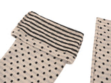 MINI DOT LOOSE KNEESOCKS / WHITE
