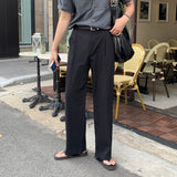 LMN Linen One Tuck Bendable Wide Pants (5 colors)