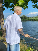 Youth linen short sleeve shirt 3C