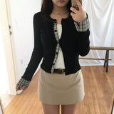basic mini skirt pants