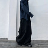 Twin-Pleated Draped Trousers