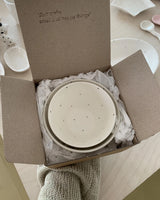 [set] nut mini dot rice bowl + soup bowl