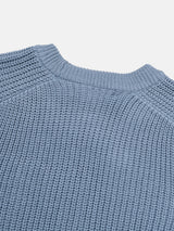 Crop saddle knit