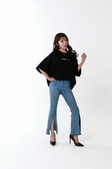【Venue only】 Pile collaboration l back print T-shirt 