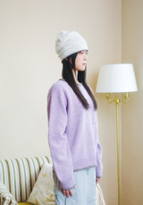 ダスティウールニットプルオーバーr Dusty Lavender