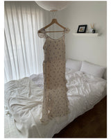 oat flower long dress