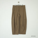 sculpted curved pants