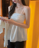 Gni bustier blouse & tie set