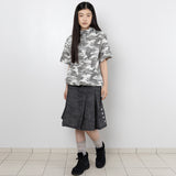 Twister Button Hood Tee - Camo