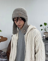 Teddy Ear Flap Beanie