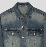 Noid western denim crop jacket