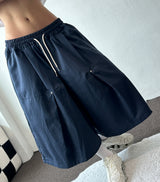 Courtney Rivet Slit Balloon Bermuda Shorts 3color