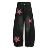 Star Patch Wide Denim Pants 233256603