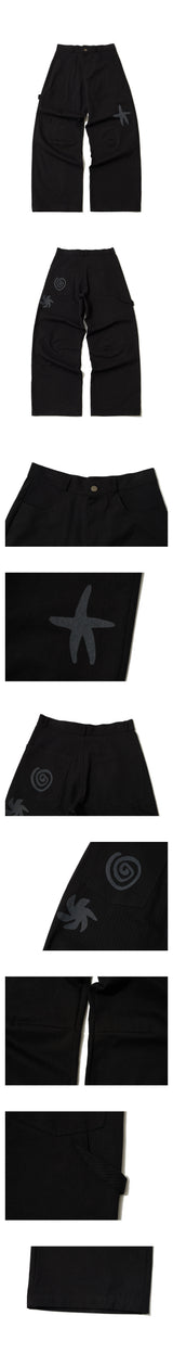 DOODLE COTTON PANTS
