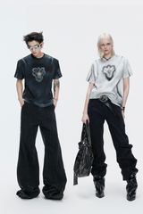 Spray Dyed Padded T-Shirt