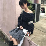 リブヴィンテージチェックスカート