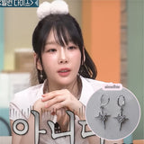 [少女時代 テヨン Piercing] ラブ プラネット ハギーズ ピアス - Silver Color