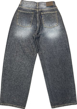 Perry Curved Wide Denim Pants (S / M / L)