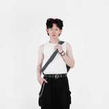 HIERARCHY STUDIOS TMTNW - グリーンムーンナイロンバッグ