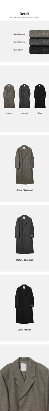 [Wool 50] マックスヒデンウールロングコート(3color)