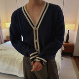 ASCLO カレッジツイストVカーディガン (4color)