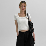 [MADE] Scarlet Square Cotton Knit