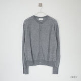 crew neck fine cardigan
