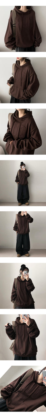 Pumpkin Hour Patch Embroidered Hoodie
